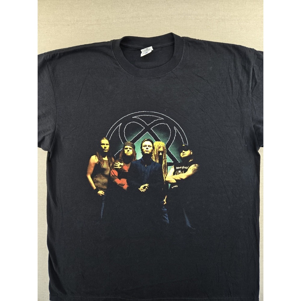 VTG HIM 2005 Fall Tour t Shirt Mens 2x Bam Magera Finnish Gothic ROCK METAL - Picture 2 of 8
